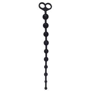 Silicone - Bolas Anéis Anal Juggling Ball Pretas