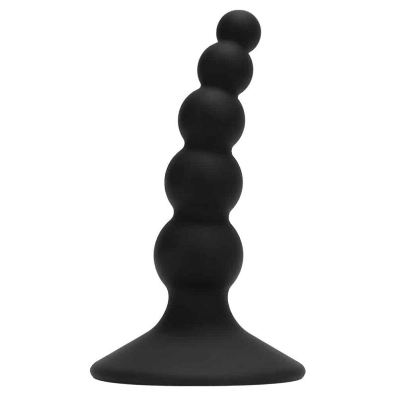 Silicone - Plug Anal Domino Ass Pênisher Preto