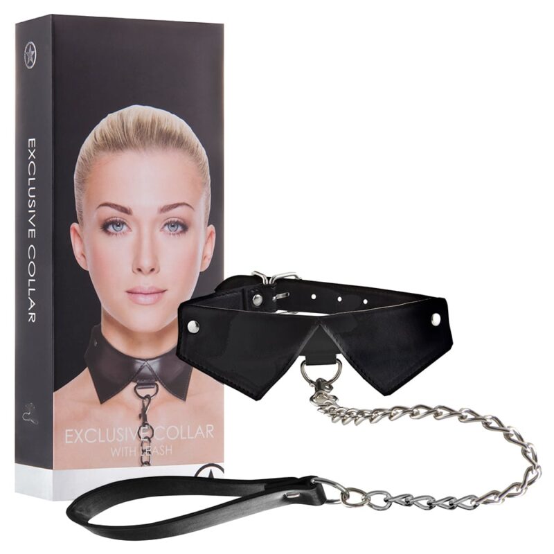 Ouch! - Coleira Com Trela  Exclusive Collar With Leash Preta - Image 2