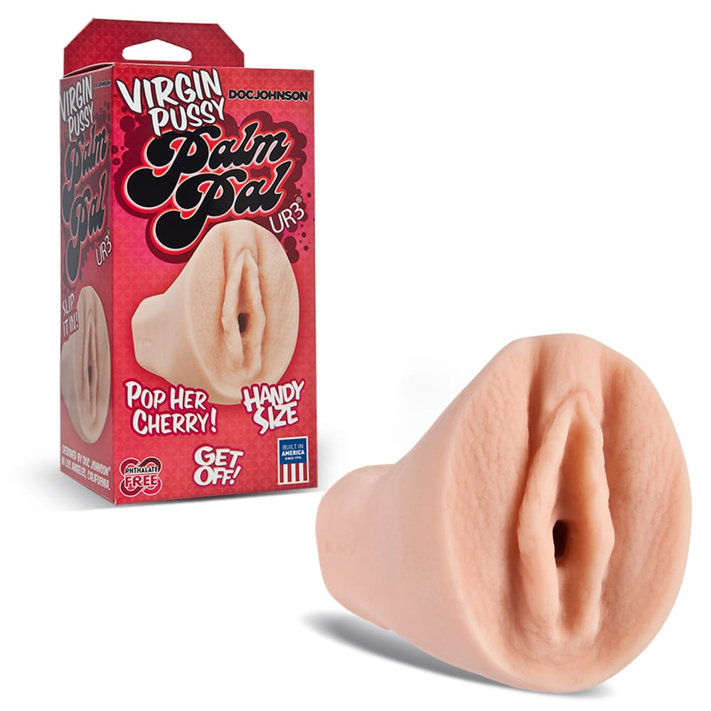 Doc Johnson - Masturbador Palm Pal Virgin Pussy Tamanho Pequeno Em Forma De Vagina - Image 2