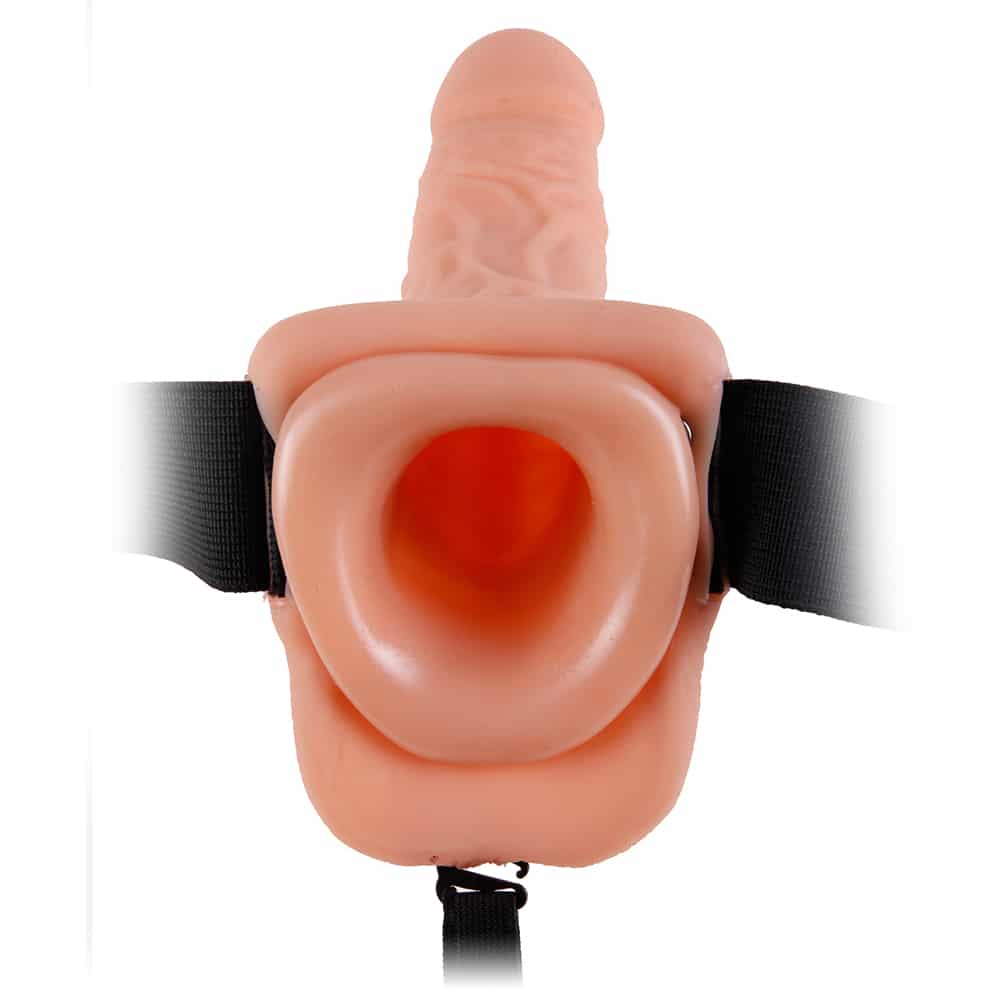 Fetish Fantasy - Strap-On Oco Com Testículos 7'  Series Branco - Image 4