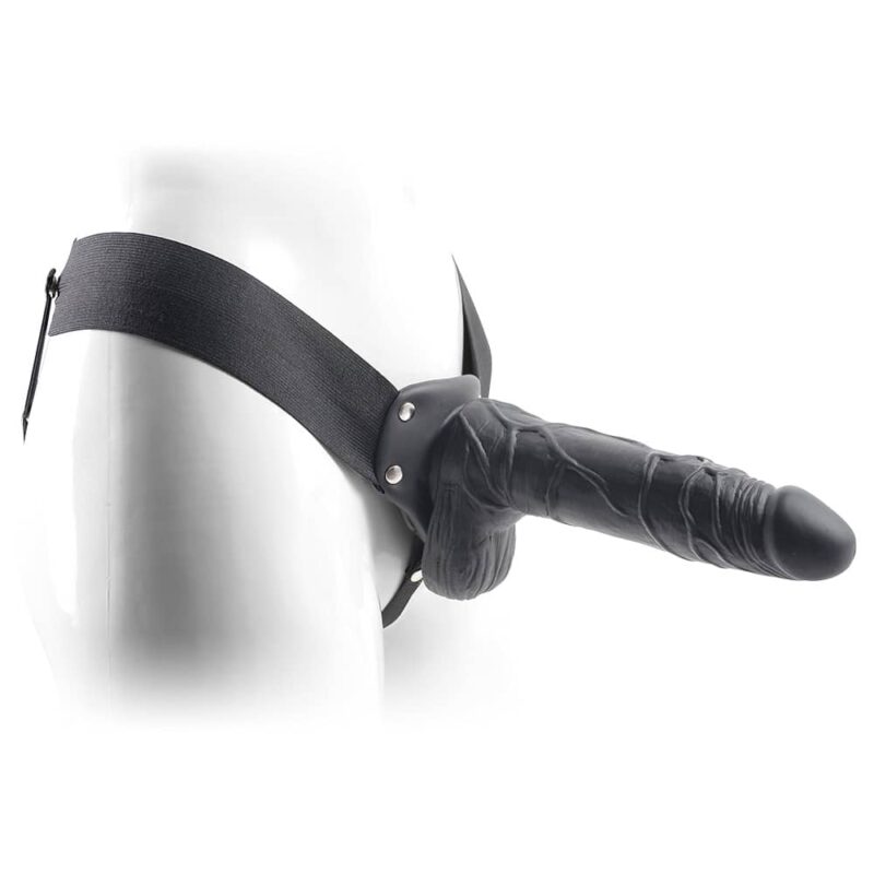 Toyz4lovers - Strap-On Oco Com Testículos Real Rapture Air Feeling 8' Preto