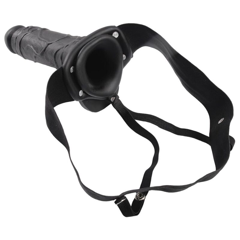 Toyz4lovers - Strap-On Oco Com Testículos Real Rapture Air Feeling 8' Preto - Image 4