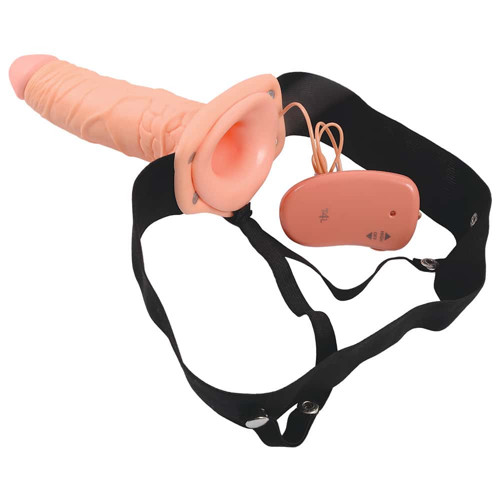 Toyz4lovers - Strap-On Oco Com Vibração Real Rapture Air Feeling 8' Branco - Image 4