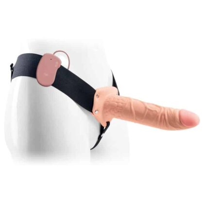 Toyz4lovers - Strap-On Oco Com Vibração Real Rapture Air Feeling 8' Branco