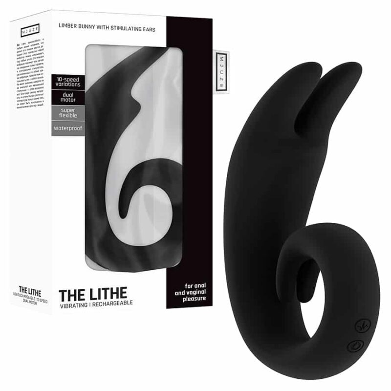 Mjuze - Vibrador Recarregável The Lithe Preto - Image 2