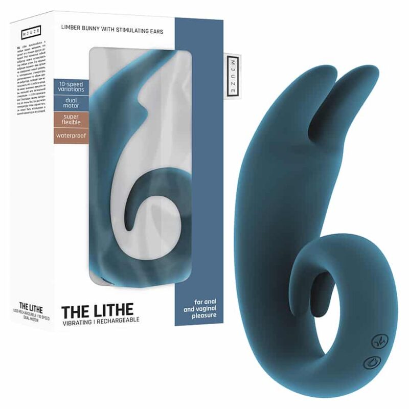 Mjuze - Vibrador Recarregável The Lithe Azul - Image 2