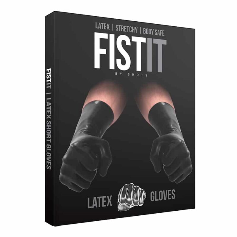 Fist It - Luvas De Latex  Pretas - Image 2
