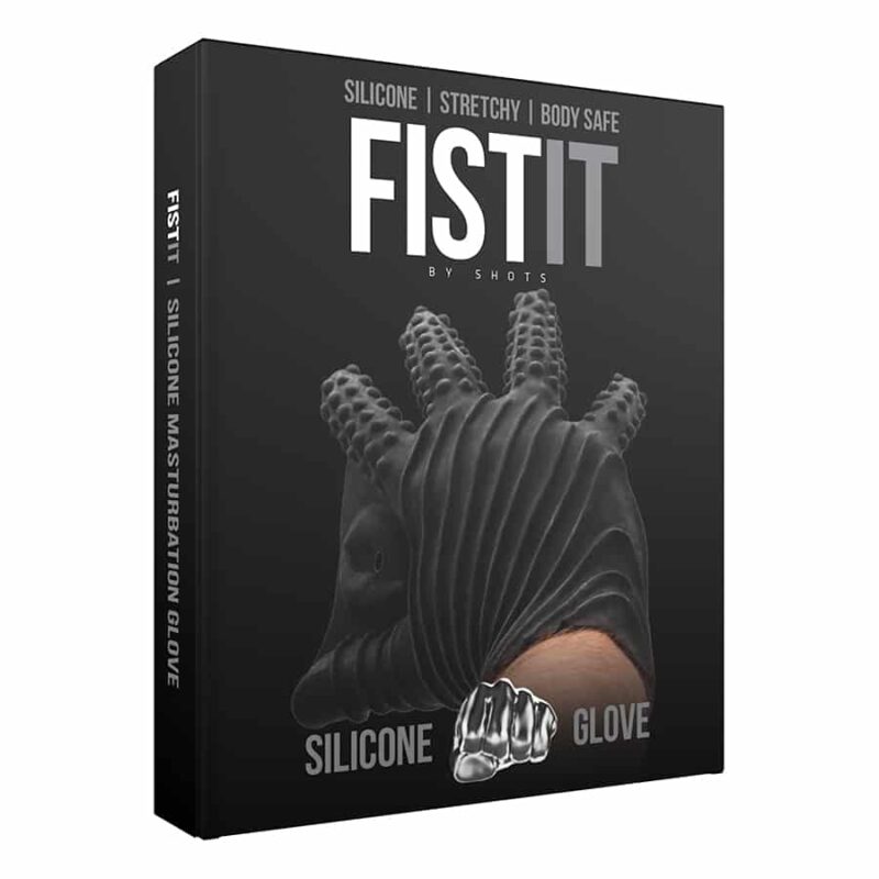 Fist It - Luva Estimulante De Silicone  Preta - Image 2