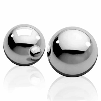 Ouch! - Bolas Vaginais Ben Wa Balls Heavy Weight  Prateadas