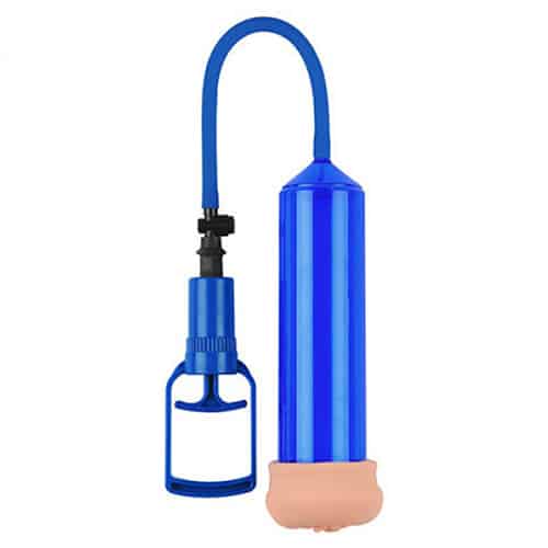 Toyz4lovers - Bomba Para O Pênis Com Masturbador Push Touch Sense Azul