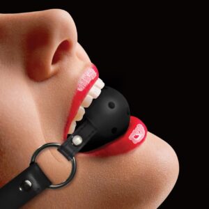 Ouch! - Mordaça  Ball Gag Preta