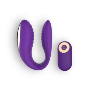 Toyz4lovers - Vibrador Recarregável Com Comando Para Casal Roxo