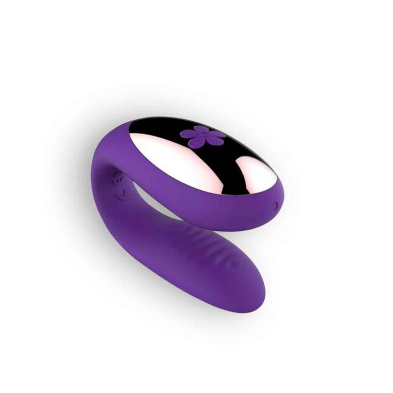 Toyz4lovers - Vibrador Recarregável Com Comando Para Casal Roxo - Image 2