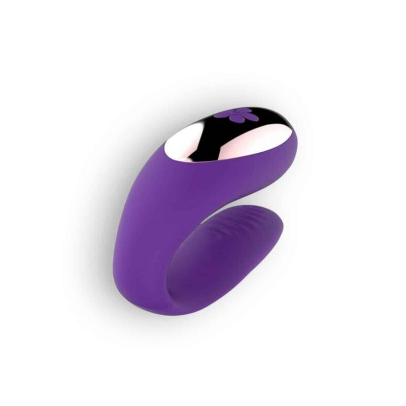 Toyz4lovers - Vibrador Recarregável Com Comando Para Casal Roxo - Image 3
