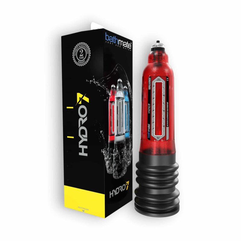 Bathmate - Bomba Para O Pênis  Hydro 7 Hydro Pump Vermelha - Image 3