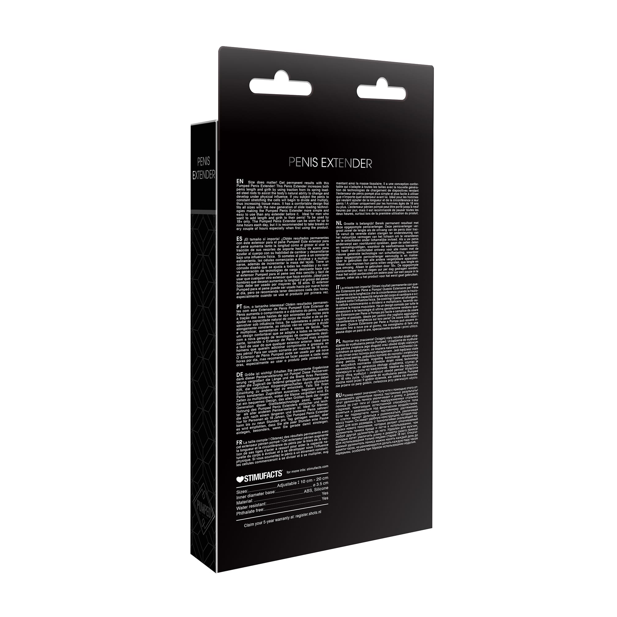 EXTENSOR DE PÉNIS POR TRAÇÃO PENIS EXTENDER PUMPED BRANCO - Image 7