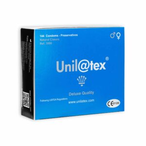 Unilatex - Caixa De 144 Preservativos Naturais