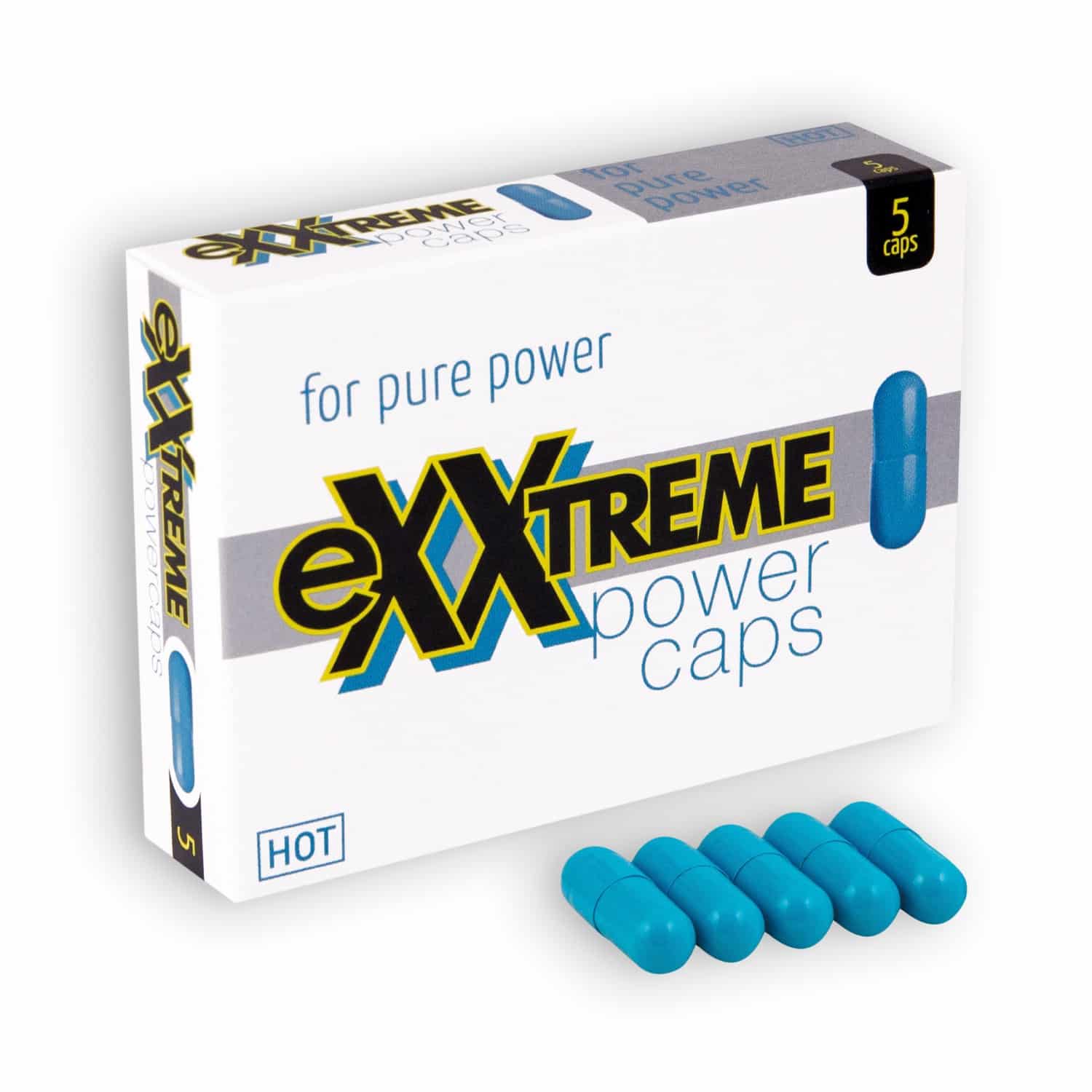 Hot - Cápsulas Estimulantes Exxtreme Power Caps Para Homem 5 Cápsulas