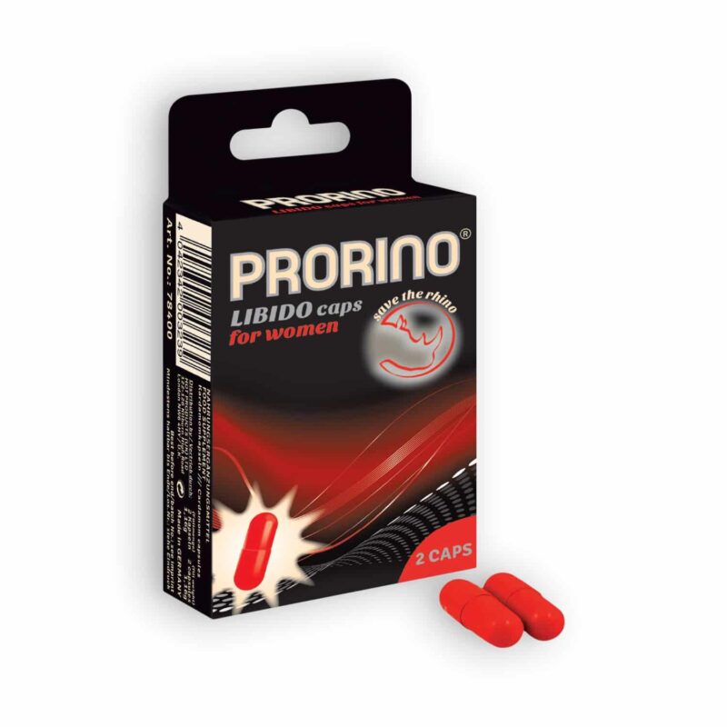 Prorino - Cápsulas Estimulantes  Libido Caps Para Mulher 2 Cápsulas