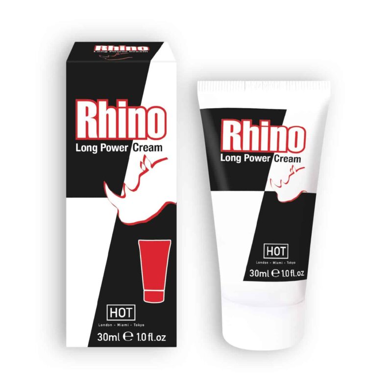 Hot - Creme Retardante Rhino Long Power Cream Hot 30ml