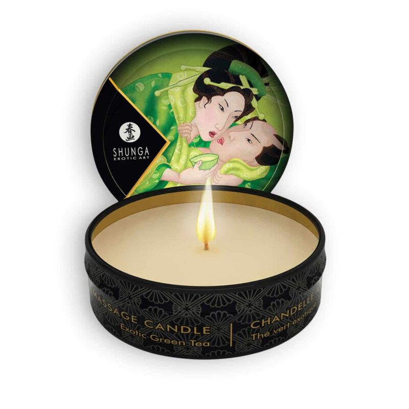 Shunga - Vela De Massagem Afrodisíaca  Chá Verde 30ml