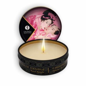 Shunga - Vela De Massagem Afrodisíaca  Pétalas De Rosa 30ml