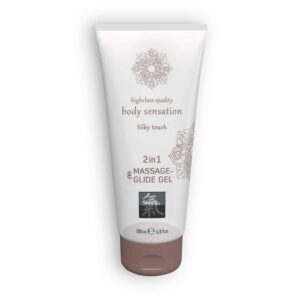 Shiatsu - Lubrificante E Gel De Massagem 2 Em 1 Silky Touch  200ml