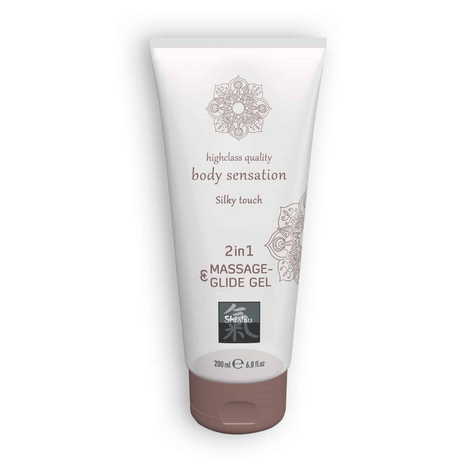 Shiatsu - Lubrificante E Gel De Massagem 2 Em 1 Silky Touch 200ml