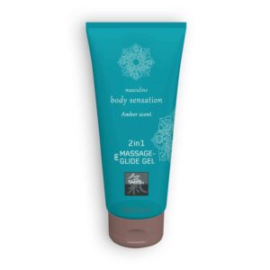 Shiatsu - Lubrificante E Gel De Massagem 2 Em 1 Âmbar  200ml