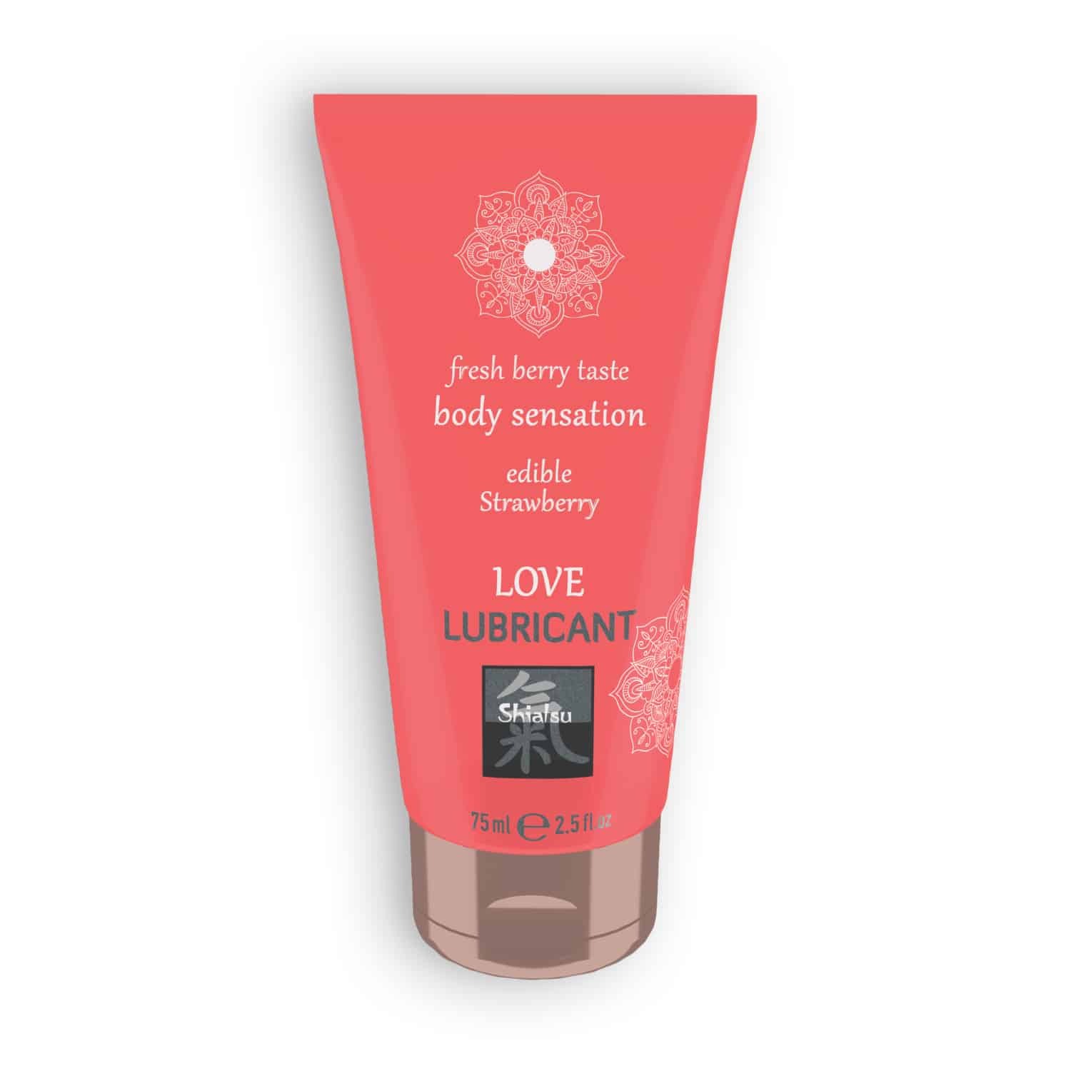 Shiatsu - Lubrificante Beijável Love Lubricant Com Sabor A Morango 75ml