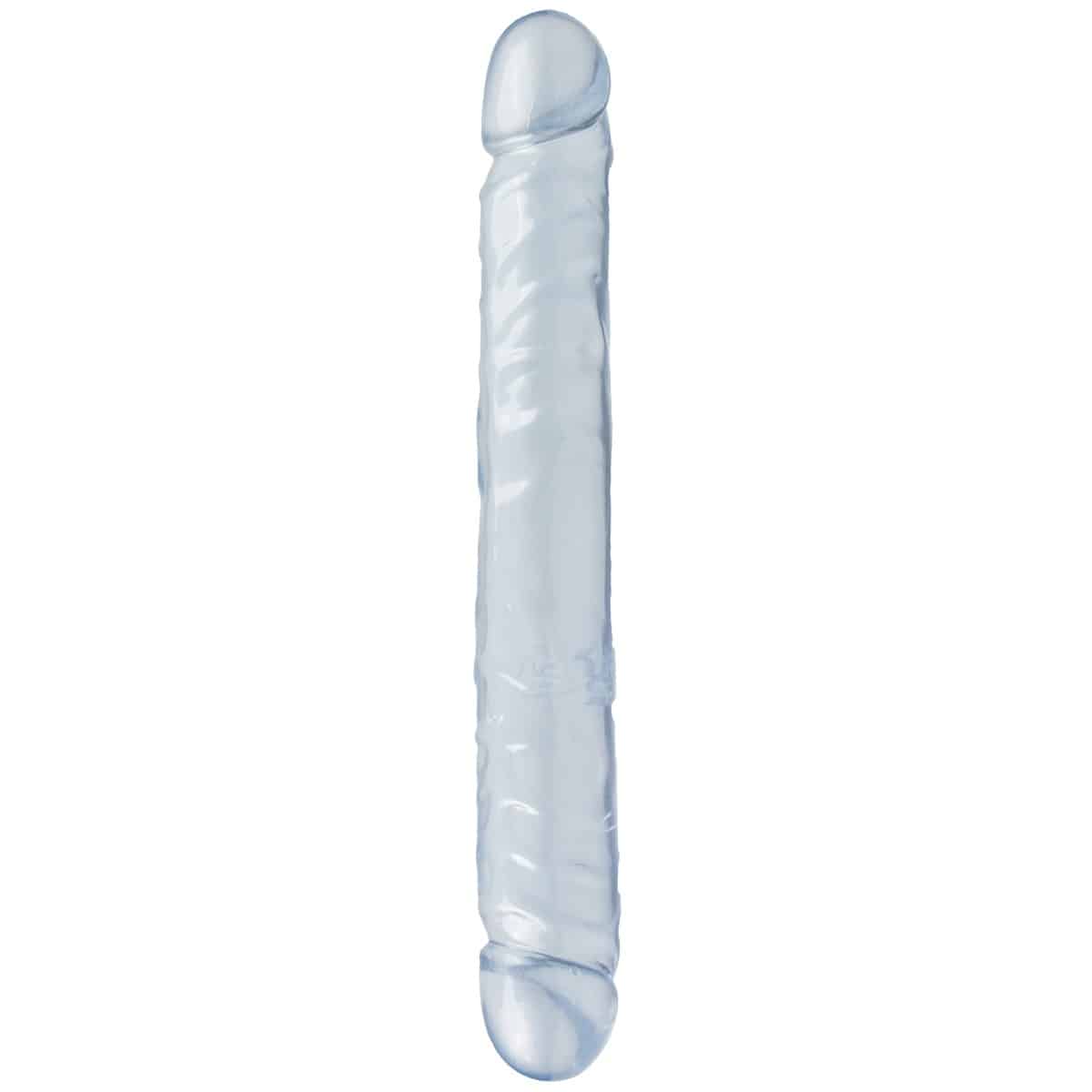 Doc Johnson - Dildo Duplo Jr Double Dong 30,5 Cm Transparente