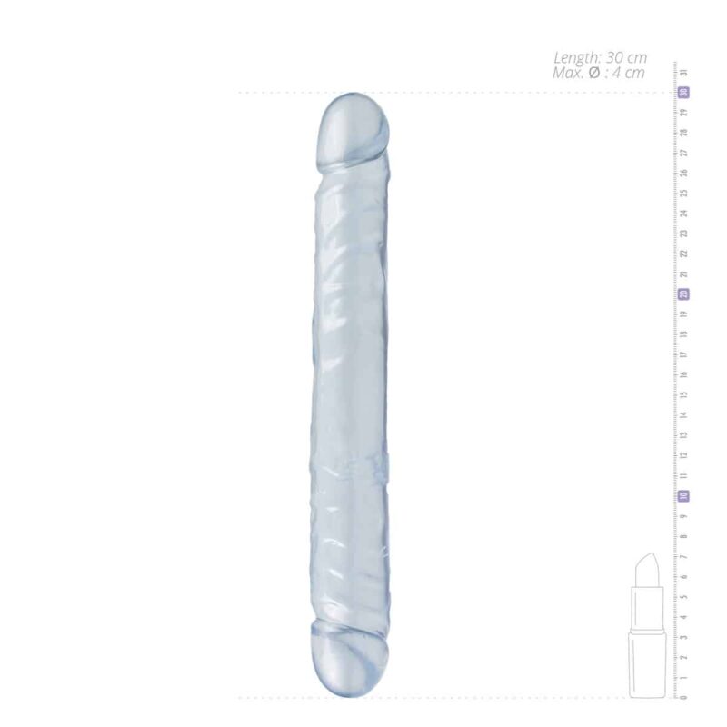 Doc Johnson - Dildo Duplo Jr Double Dong 30,5 Cm Transparente - Image 5