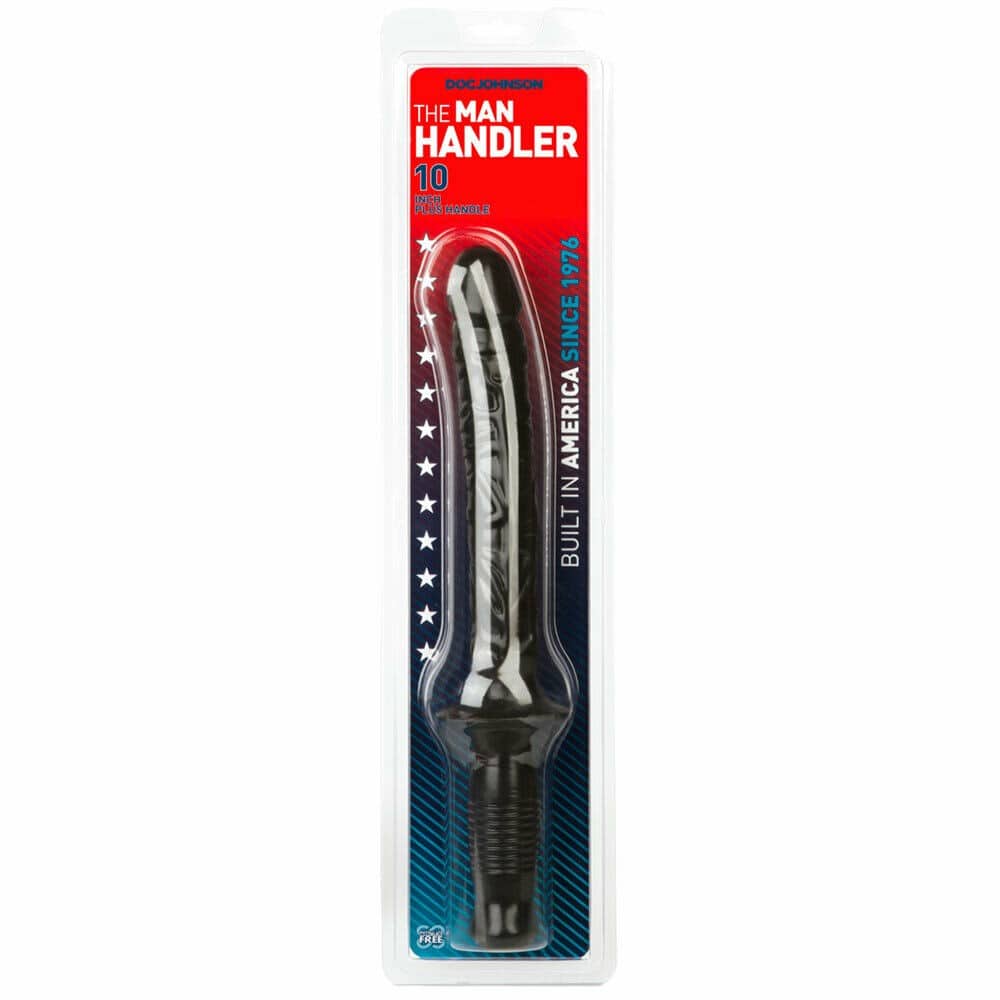 Doc Johnson - Dildo Com Cabo Manhandler Preto 39 Cm - Image 3