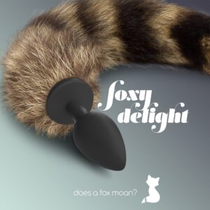 Crushious - Plug Anal Com Cauda Foxy Delight Silicone