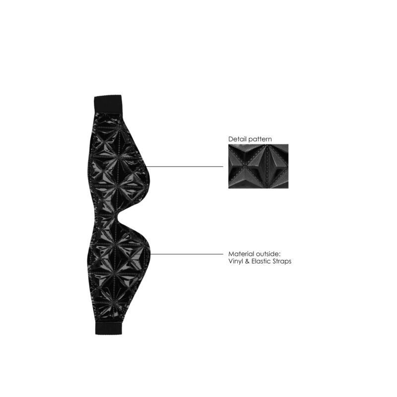 Ouch! - Venda Luxury Eye Mask  Preta - Image 4