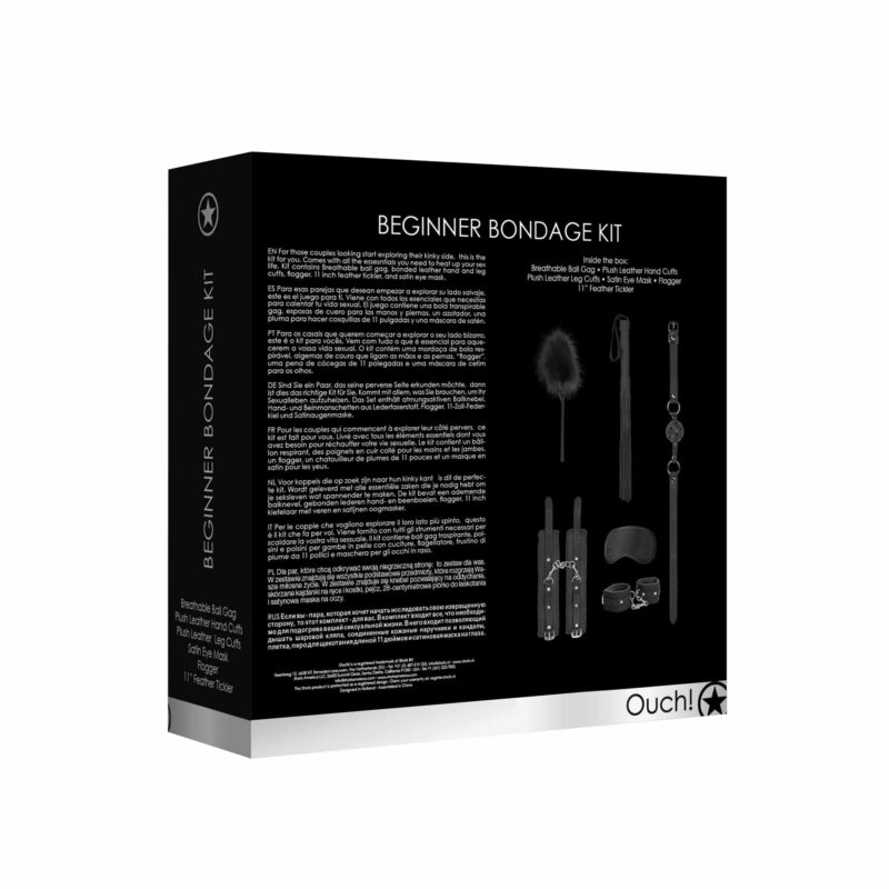 Ouch! - Kit De Bonéage Beginners Bonéage Kit  Preto - Image 4