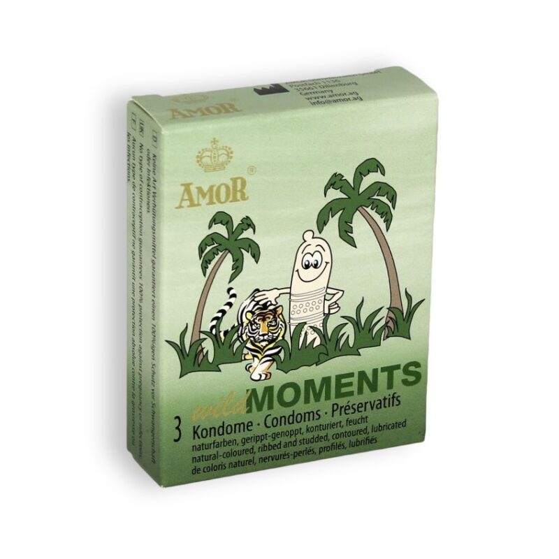 Amor - Preservativos Wild Moments 3 Unidades