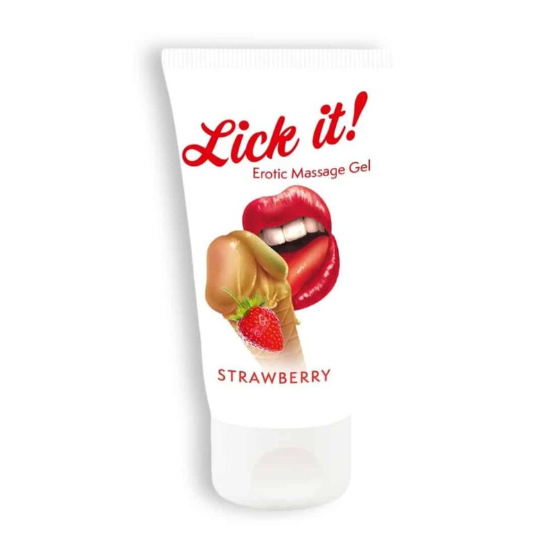 Orion - Lubrificante Beijável Lick-It Morango 50ml