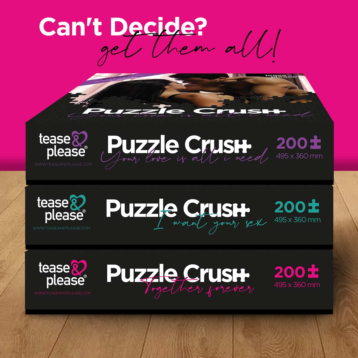 Tease &Amp Please - Jogo Puzzle Crush Together Forever 200 Pc - Image 4