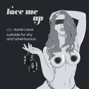 Crushious - Conjunto De Renda Preta Lace Me Up