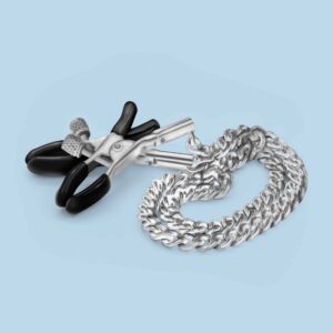 Crushious - Pinças Para Mamilos Silver Nipple Chain Clamps