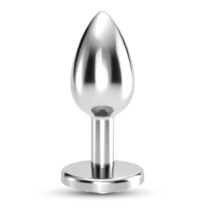 Crushious - Plug Anal Joia Bijou Transparente Pequeno  Com Bolsa Aveludada Grátis - Image 3