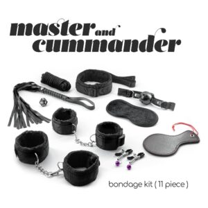 Crushious - Kit Bonéage Master & Cummander Com 11 Peças