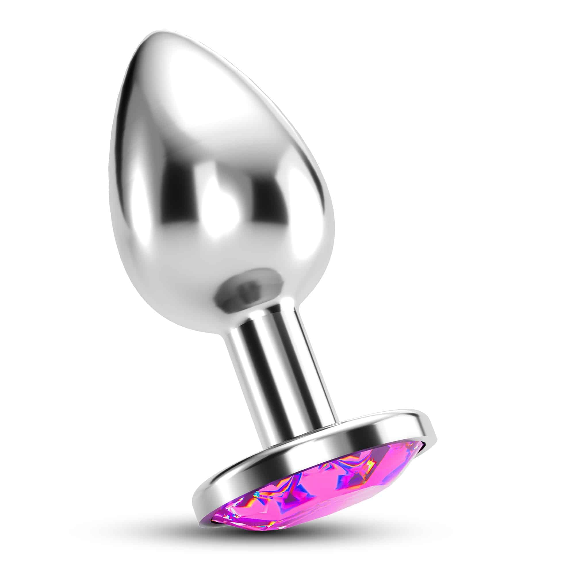 Crushious - Plug Anal Joia Bijou Rosa Pequeno Com Bolsa Aveludada Grátis - Image 6