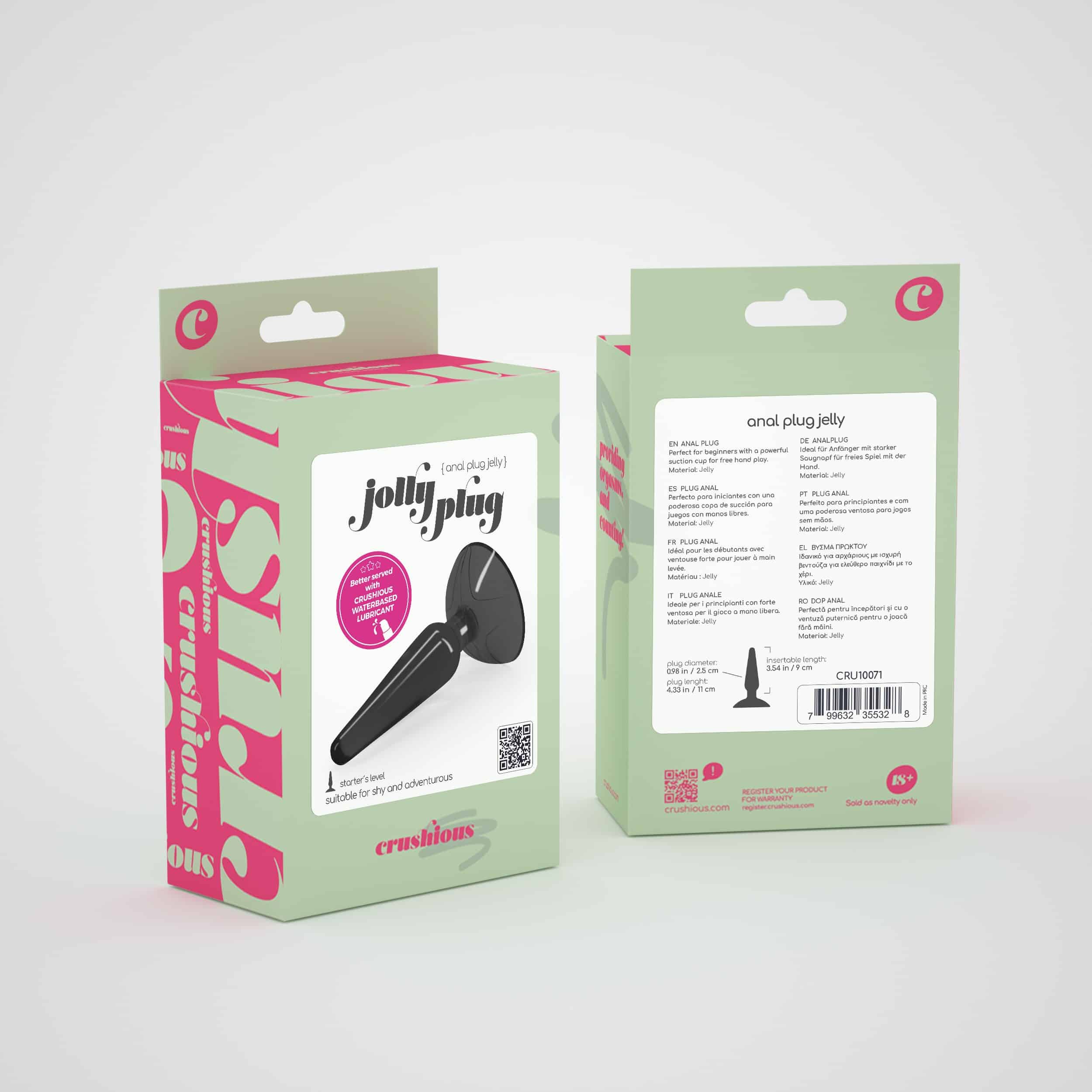 Crushious - Plug Anal Jolly Plug Preto - Image 7
