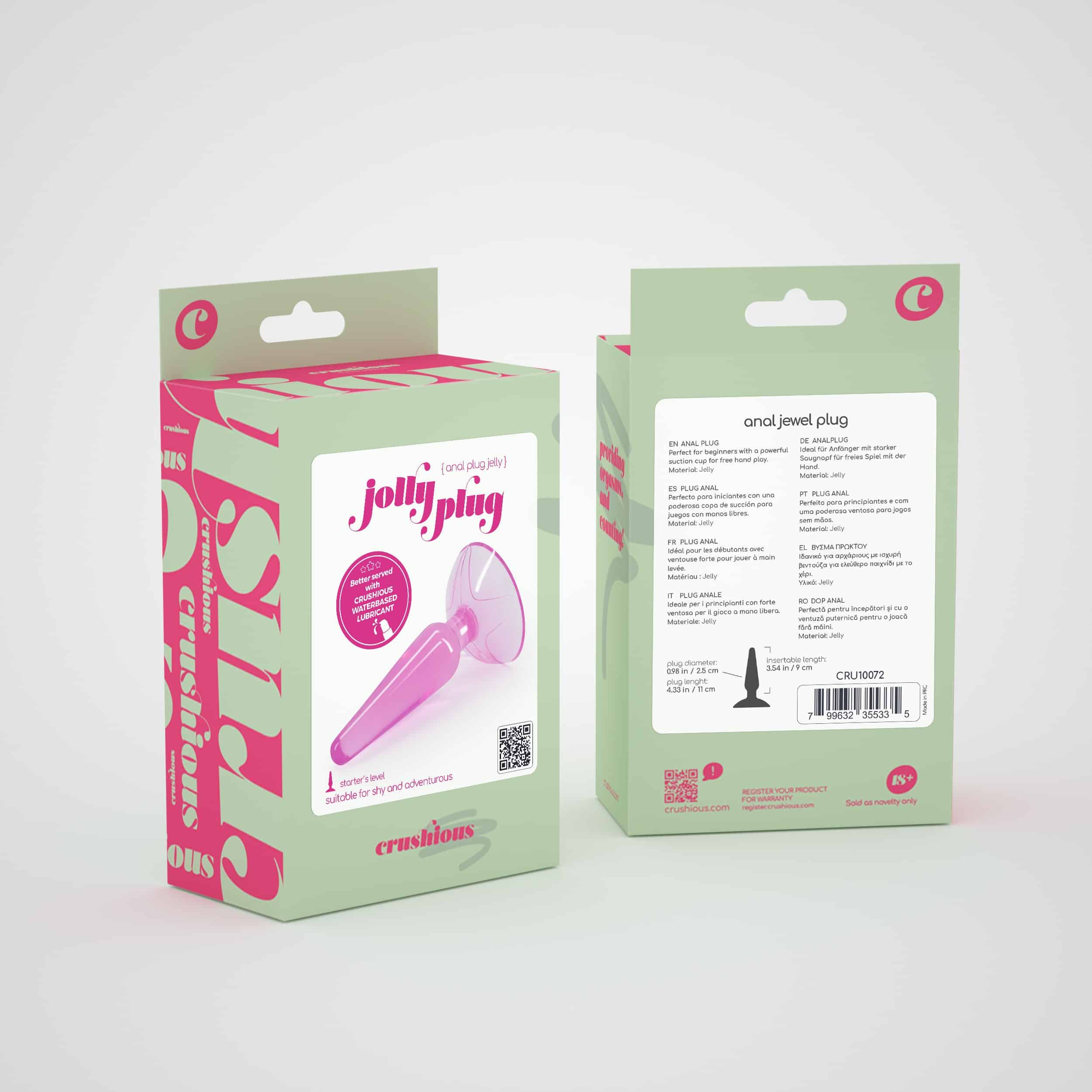 Crushious - Plug Anal Jolly Plug Rosa - Image 6