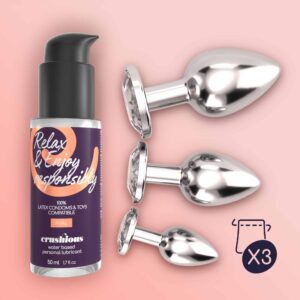 Crushious - Bijou Anal Wet Train Trio Transparente
