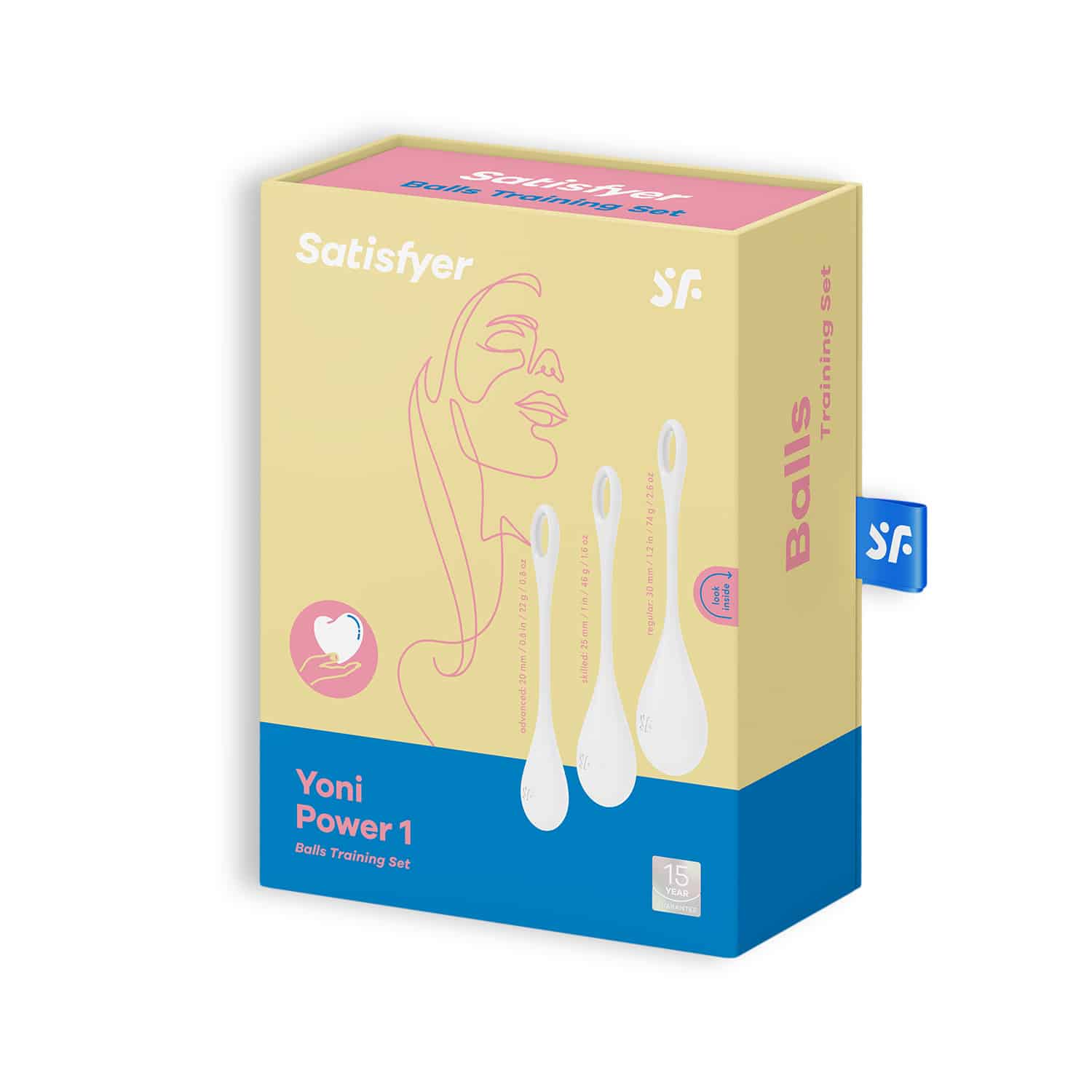 Satisfyer - Conjunto De 3 Bolas Kegel Yoni Power 1  Brancas - Image 5