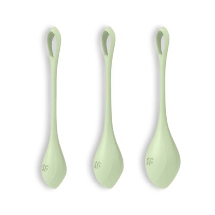 Satisfyer - Conjunto De 3 Bolas Kegel Yoni Power 2  Verdes